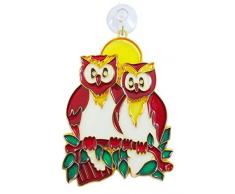 Westman Works Fensterdekoration mit Saugnapf, Eulen auf AST, 12,7 cm