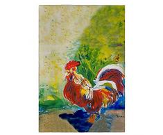 Betsy Drake Rooster Gästetuch, rot