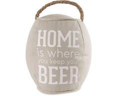 Pavilion Gift Company Home is Where You Keep Your Beer Türstopper, grau, 8 Tall