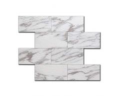 ARTESANIA MURO Wandfliesen zum Abziehen und Aufkleben, Backsteine, für Küche, Badezimmer, feuerfest, wasserfest, Anti-Schimmel, 30,5 x 38,1 cm pro Stück 2pcs