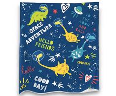 Loong Design No Drama Llama Überwurf, super weich, flauschig, Premium-Sherpa-Fleece-Decke, 127 x 152 cm, passend für Sofa, Stuhl, Bett, Büro, Reisen, Camping, Geschenk 50x 60 Dino