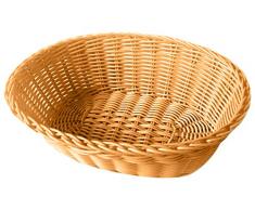 Garcia de Pou Ovaler Weidenkorb Imitation 23X17X8 cm Orange Pp - 12 Un.