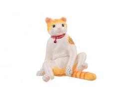 Keren Kopal cx1414 groß Braun Katze Schmuckkästchen Verziert mit Swarovski-Kristallen