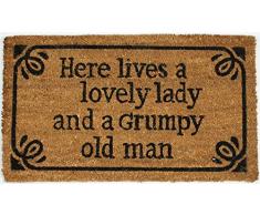 La Finesse Fußmatte aus Kokosfaser und PVC, One Size