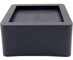 DuraCasa Betterhöhung für 14 cm große Bett- oder Möbelpfosten, 7,6 cm Höhe oder Stauraum Schwerlast-Tisch, Stuhl, Schreibtisch oder Sofa, Plastik, Schwarz, 3 Inch Black
