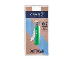Opinel – Nr. 07 Annis – Taschenmesser Opinel Holz – Taschenmesser aus Edelstahl – Klinge 8 cm und Griff aus Holz – Anisgrün Vert Prairie