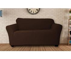 Hanover Stretch Samtbezug, Schokoladenbraun, Loveseat Cover