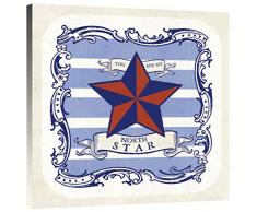 Global Galerie Studio Mousseau An der Küste Bordüre IV Giclée-Gespannte Leinwand Artwork, 76,2 x 76,2 cm