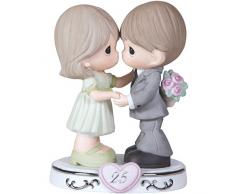 Precious Moments, durch die Jahre – 25. Jahrestag, Bisque Porzellan Figur, 123020