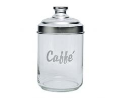 Excelsa Dose Kaffee, aus Glas, transparent/Aluminium