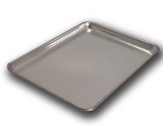 Artisan Professional Classic Aluminium Backblech mit Lippe Klassisches Aluminium 18x13 Half Sheet silber