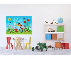 AG Design Disney Frozen, Papier Fototapete, 115x160 cm-1 Teil, Multicolor 0,1 x 115 x 160 cm