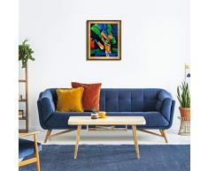 La Pastiche The The Smoker Framed Oil Painting, 29 x 25, Multi