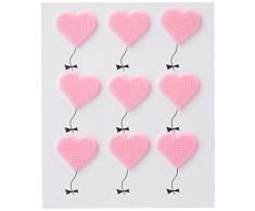 Cookut STICKO-9 Klebepads für Kühlschrank, Herzform