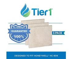Unbekannt Tier1 hc-809 vergleichbar Honeywell hc-809 Ersatz Luftbefeuchter Wick Filter für Honeywell Modelle dh803, dh804, dh805 3-Pack Weiß