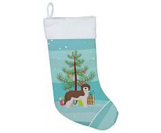 Carolines Treasures Sheepadoodle Tree Weihnachtsstrümpfe, Mehrfarbig
