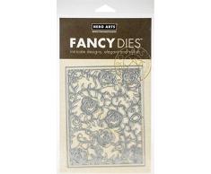 Hero Arts DI683 Fancy Dies, Abdeckplatte mit Rosenstrauß-Motiv