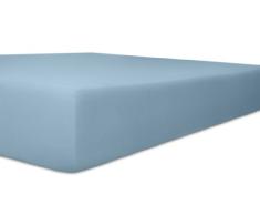 Kneer 6076063 Single Jersey Kinder-Spannbetttuch Qualität 60, 60 x 120 cm -70 x 140 cm, hellblau