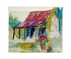 Betsy Drake Stall, Geranien Wand-Außenleuchte hängend, 61 x 76,2 cm
