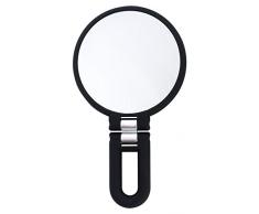 Handspiegel, zusammenklappbar, 15X Modern Schwarz