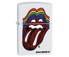 Zippo Unisex Rolling Stones Feuerzeug, Weiß, one Size