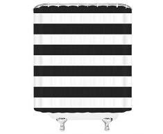 qianliansheji Duschvorhang mit Tiermotiven für Kinder, Dekoration Mädchen geometrisches Muster Blumen Kunst Duschvorhang Lining Landschaftsbild Ölgemälde Gemälde Duschvorhang Set 70 x 70 cm Multi 5867g