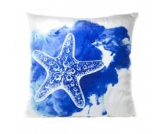 Pavillon Intérieur Kissen, Polyester, schwarz/weiß, 45x45x3 cm