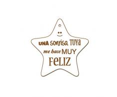 Dayka Trade Holzfigur, mehrfarbig, 7,4 x 6 cm