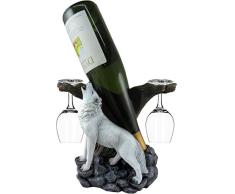 DWK Wine of The Wild Wein-Set mit Gläsern, Wald und Wald, Heim-Deko, Tischdekoration, Küchenaccessoire, 25,4 cm