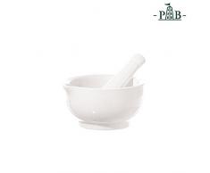 la Porcellana preparazione Mörser und Stößel, weiß, 11,5 cm