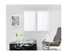 Soleil docre Kiel Scheibengardine, Voile, Polyester, Weiß, 60 x 120 cm