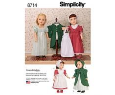 Simplicity Creative Mustern us8714os 45,7 cm Puppe Kleidung