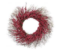 Boston International Dekokranz Herbstkranz, 61 cm, Zweige und rote Beeren