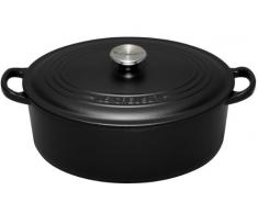 LE CREUSET Tradition Bräter aus Gusseisen, 33 cm, Schwarz