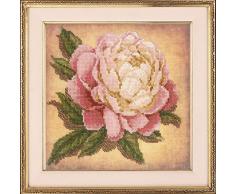 Riolis Die Pfingstrose Kreuzstichpackung, Baumwolle, Mehrfarbig, 20 x 20 x 0,1 cm