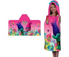 Trolle Poppy Kapuzentuch Wrap Dreamworks Film Mädchen Badetuch