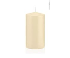 Wiedemann 218354.073 Stumpenkerzen in Cellophan, Wachs, Braun, 13 x 7 cm, 12-Einheiten