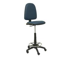 Hosenträger und Crespo (PIQU7) Hocker Ayna Kunstleder Marineblau Leiter Einheitsgröße