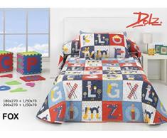 MI CASA Bouti Fox 180 cm Bett mit 90 cm Breite, Bedruckt