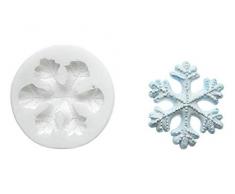 Silikomart Silikonform Schneeflocke Snowflake Mould Sugarflex