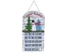 Darice Schneemann Weihnachtskalender, 20 x 36 cm