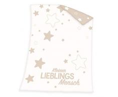 Herding Baby Best Strickdecke, Cotton, weiß, 75 x 100 cm