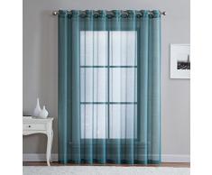 Best Sheer Tülle Gardinen Einsätze für Schlafzimmer, Wohnzimmer, Küche, Kinderzimmer und im Freien Durable polyester-2 Stück