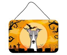 Caroline s Treasures bb1794ds812 Halloween Italienisches Windspiel Wand oder Tür Aufhängen Prints bb1794ds812, Multicolor, 8hx12 W