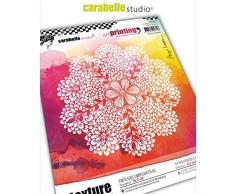 Carabelle Studio Art Printing Gummistempel Kreis, Blumenstrauß, für Monoprinting mit Gelplatten