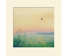 Jo GrundyMorning Haze, montiert Drucken, 40 x 40 cm