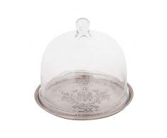 Elk Lighting TRAY003N Tablett und Glocke, mittelgroß, silberfarben