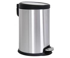 MSV 100548 Treteimer Soft Close aus Edelstahl, 20 L