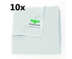 Unger Mikrofasertuch MicroWipe 200 (Farbe weiß, Größe 40x40 cm, 1 Stück, 80% Polyester / 20% Polyamid, Reinigungstücher) ME40W