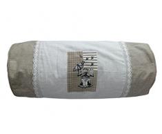 Soleil d Ocre Nestchen Schlange Bell 20 x 50 cm Umschlag 100% Baumwolle ecru